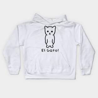 El Gato! - black Kids Hoodie